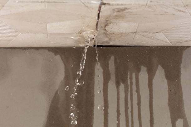 Professional Sewage Cleanup technician working in Central Falls, RI